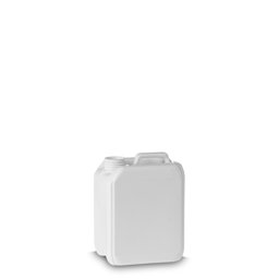 Zeige Details für UN-zugelassener HDPE-Kanister 2,5 L, weiß, RD45, rechteckig, 130 g Bild von UN-zugelassener HDPE-Kanister 2,5 L, weiß, RD45, rechteckig, 130 g