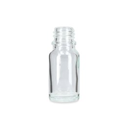 Zeige Details für Tropfflasche 10 ml aus Klarglas, GL18, rund Bild von Tropfflasche 10 ml aus Klarglas, GL18, rund