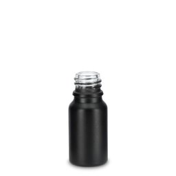 Zeige Details für 10 ml Glas-Tropfflasche, schwarz mattiert (rund, Gewinde 18/410) Bild von 10 ml Glas-Tropfflasche, schwarz mattiert (rund, Gewinde 18/410)