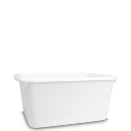 Zeige Details für 17 L Rechteck-Wanne aus PP, weiß (Kunststoff) Bild von 17 L Rechteck-Wanne aus PP, weiß (Kunststoff)