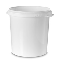 Zeige Details für PP-Hobbock rund 30 Liter, weiß – 30L Eimer mit Muschelgriffen Bild von PP-Hobbock rund 30 Liter, weiß – 30L Eimer mit Muschelgriffen