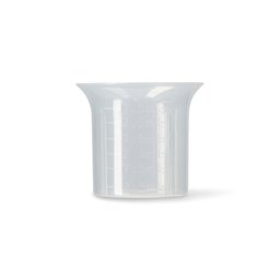 Zeige Details für Konischer Messbecher 30 ml, PP natur mit graduierter Überkappe Bild von Konischer Messbecher 30 ml, PP natur mit graduierter Überkappe
