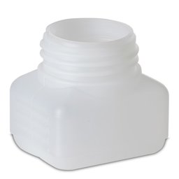 Zeige Details für 50 ml HDPE-Vierkantflasche, natur, ND40 (rechteckig) Bild von 50 ml HDPE-Vierkantflasche, natur, ND40 (rechteckig)