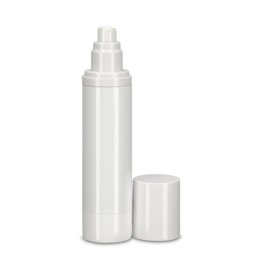 Zeige Details für Airless-Pumpspender 100 ml mit Überkappe, weiß Bild von Airless-Pumpspender 100 ml mit Überkappe, weiß