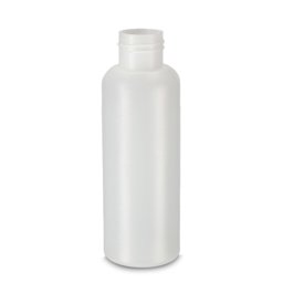 Zeige Details für Rundflasche HDPE 100 ml natur, zylindrisch, Gewinde 24/410 Bild von Rundflasche HDPE 100 ml natur, zylindrisch, Gewinde 24/410