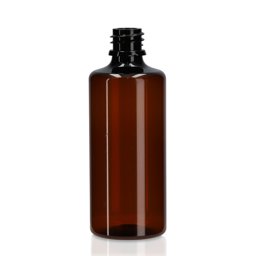 Zeige Details für 100 ml Rundflasche aus rPET, braun, Gewinde GL 18 Bild von 100 ml Rundflasche aus rPET, braun, Gewinde GL 18