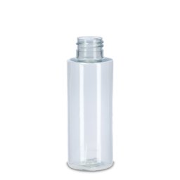 Zeige Details für 100 ml rPET Rundflasche, natur, zylindrisch, Gewinde 24/410 Bild von 100 ml rPET Rundflasche, natur, zylindrisch, Gewinde 24/410