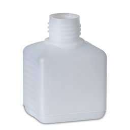 Zeige Details für Vierkantflasche 100 ml HDPE natur, rechteckig, ND25 Bild von Vierkantflasche 100 ml HDPE natur, rechteckig, ND25