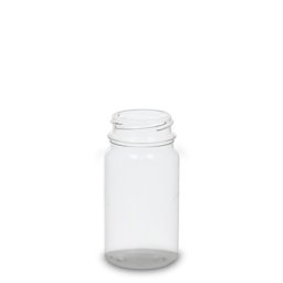 Zeige Details für 125 ml PET‑G Runddose klar, Gewinde OV 43 (zylindrisch) Bild von 125 ml PET‑G Runddose klar, Gewinde OV 43 (zylindrisch)