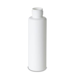 Zeige Details für Rundflasche HDPE 130 ml, weiß, zylindrisch, Gewinde ND25 Bild von Rundflasche HDPE 130 ml, weiß, zylindrisch, Gewinde ND25