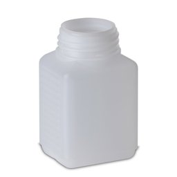 Zeige Details für 125 ml HDPE-Vierkantflasche, natur, ND40, rechteckig Bild von 125 ml HDPE-Vierkantflasche, natur, ND40, rechteckig