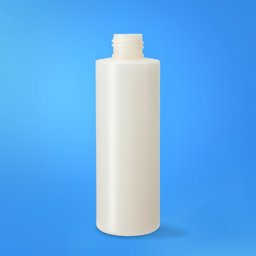 Zeige Details für 200 ml Flasche aus rHDPE Ocean-Bound Plastic, natur, 24/410, zylindrisch Bild von 200 ml Flasche aus rHDPE Ocean-Bound Plastic, natur, 24/410, zylindrisch