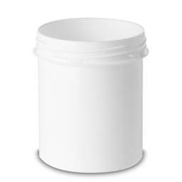 Zeige Details für Originalitätsdose 250 ml – PP, weiß, rund (ND65) Bild von Originalitätsdose 250 ml – PP, weiß, rund (ND65)