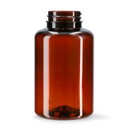 Zeige Details für PET-Runddose 250 ml, braun (Gewinde 38/400) Bild von PET-Runddose 250 ml, braun (Gewinde 38/400)