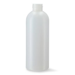 Zeige Details für 250 ml Rundschulterflasche aus rHDPE, natur, Gewinde 24/410 Bild von 250 ml Rundschulterflasche aus rHDPE, natur, Gewinde 24/410