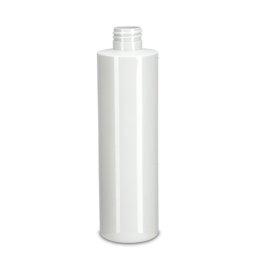 Zeige Details für 250 ml zylindrische Rundflasche rPET, weiß, Gewinde 24/410 Bild von 250 ml zylindrische Rundflasche rPET, weiß, Gewinde 24/410
