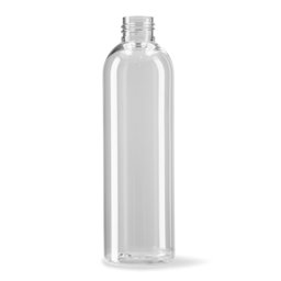 Zeige Details für 250 ml Tall Boston Round PET-Flasche, klar — Gewinde 24/410 Bild von 250 ml Tall Boston Round PET-Flasche, klar — Gewinde 24/410