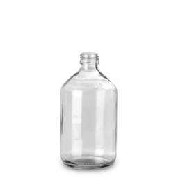 Zeige Details für Medizinflasche Klarglas 500 ml, rund mit PP28-Gewinde Bild von Medizinflasche Klarglas 500 ml, rund mit PP28-Gewinde