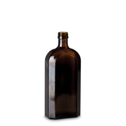 Zeige Details für Meplatflasche 500 ml, Braunglas mit Gewinde PP28 Bild von Meplatflasche 500 ml, Braunglas mit Gewinde PP28