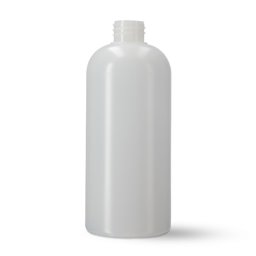 Zeige Details für 500 ml Rundflasche aus rHDPE, natur — Gewinde 28/410 (35 g) Bild von 500 ml Rundflasche aus rHDPE, natur — Gewinde 28/410 (35 g)