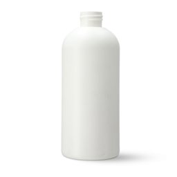 Zeige Details für 500 ml weiße Rundflasche aus rHDPE, 28/410 (Rundschulter) Bild von 500 ml weiße Rundflasche aus rHDPE, 28/410 (Rundschulter)