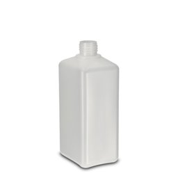 Zeige Details für 500 ml Vierkant-Spenderflasche HDPE natur, Gewinde 25 Bild von 500 ml Vierkant-Spenderflasche HDPE natur, Gewinde 25