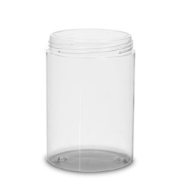 Zeige Details für 750 ml Weithalsdose aus PET‑G, klar — Gewinde 93 Bild von 750 ml Weithalsdose aus PET‑G, klar — Gewinde 93