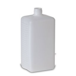 Zeige Details für 750 ml HDPE-Vierkantflasche natur, Gewinde ND25, rechteckig Bild von 750 ml HDPE-Vierkantflasche natur, Gewinde ND25, rechteckig