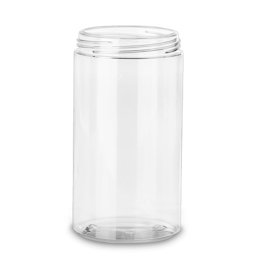 Zeige Details für Weithalsdose PET‑G 1000 ml klar, zylindrisch, Gewinde RD 93 Bild von Weithalsdose PET‑G 1000 ml klar, zylindrisch, Gewinde RD 93