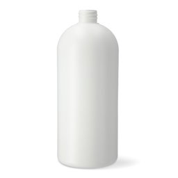 Zeige Details für Rundflasche 1.000 ml aus rHDPE, weiß, Gewinde 28/410, Rundschulter Bild von Rundflasche 1.000 ml aus rHDPE, weiß, Gewinde 28/410, Rundschulter