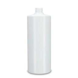 Zeige Details für 1000 ml rPET Rundflasche, weiß, zylindrisch, Gewinde 28/410 Bild von 1000 ml rPET Rundflasche, weiß, zylindrisch, Gewinde 28/410