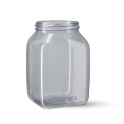 Zeige Details für 1 L PVC-Schraubdose, klar, eckig mit ND80-Gewinde (1000 ml) Bild von 1 L PVC-Schraubdose, klar, eckig mit ND80-Gewinde (1000 ml)