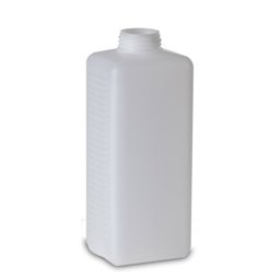 Zeige Details für 1000 ml HDPE-Vierkantflasche natur, Gewinde 40, rechteckig Bild von 1000 ml HDPE-Vierkantflasche natur, Gewinde 40, rechteckig