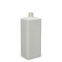 Zeige Details für 1000 ml Vierkant-Kunststoffflasche weiß (rHDPE) mit ND25 Schraubgewinde Bild von 1000 ml Vierkant-Kunststoffflasche weiß (rHDPE) mit ND25 Schraubgewinde