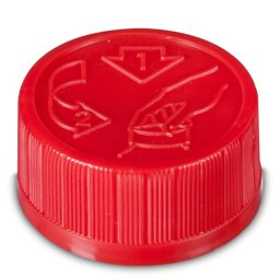 Zeige Details für Drück-&-Dreh Entgaserverschluss ND28 – rot (HDPE) mit D15-Ventil Bild von Drück-&-Dreh Entgaserverschluss ND28 – rot (HDPE) mit D15-Ventil