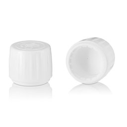 Zeige Details für Drück‑Dreh Originalitätsverschluss PP28, weiß (HDPE/PP) Bild von Drück‑Dreh Originalitätsverschluss PP28, weiß (HDPE/PP)