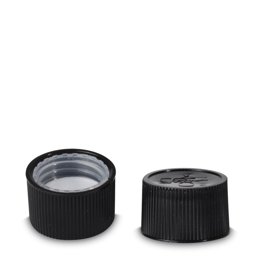 Zeige Details für Schwarzer Drück‑Dreh‑Verschluss ND25 (HDPE) mit Schaumeinlage Bild von Schwarzer Drück‑Dreh‑Verschluss ND25 (HDPE) mit Schaumeinlage