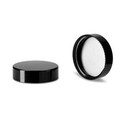 Zeige Details für Schwarzer Glastiegel-Schraubdeckel ND47 (47 mm, glänzend) Bild von Schwarzer Glastiegel-Schraubdeckel ND47 (47 mm, glänzend)