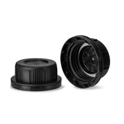 Zeige Details für Originalitäts-Sicherheitsverschluss HDPE schwarz, RD 45 (rund) Bild von Originalitäts-Sicherheitsverschluss HDPE schwarz, RD 45 (rund)