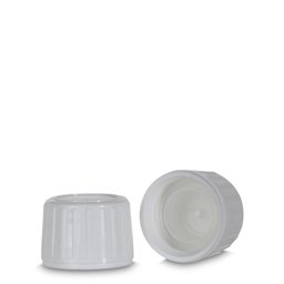 Zeige Details für Originalitätsverschluss HDPE weiß mit PP28-Gewinde, 3,4 mm Öffnung Bild von Originalitätsverschluss HDPE weiß mit PP28-Gewinde, 3,4 mm Öffnung