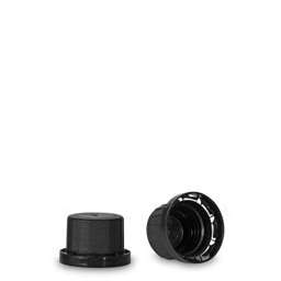 Zeige Details für Originalitätsverschluss aus PP, schwarz, Gewinde OV28 Bild von Originalitätsverschluss aus PP, schwarz, Gewinde OV28