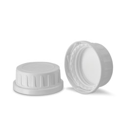 Zeige Details für Sicherheitsverschluss PP weiß, Gewinde GL 54 mit Schaumeinlage Bild von Sicherheitsverschluss PP weiß, Gewinde GL 54 mit Schaumeinlage