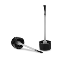 Zeige Details für Pinselverschluss GL18 aus HDPE, schwarz – 77 mm Kunsthaar für 30 ml Flaschen Bild von Pinselverschluss GL18 aus HDPE, schwarz – 77 mm Kunsthaar für 30 ml Flaschen