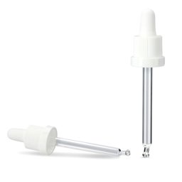 Zeige Details für Pipettenverschluss GL18 mit Originalitätsring für 50 ml Tropfflasche, weiß Bild von Pipettenverschluss GL18 mit Originalitätsring für 50 ml Tropfflasche, weiß