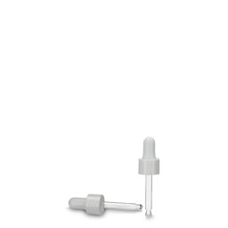 Zeige Details für Pipettenverschluss in Weiß, Gewinde GL18 für 10‑ml-Tropfflaschen (PP) Bild von Pipettenverschluss in Weiß, Gewinde GL18 für 10‑ml-Tropfflaschen (PP)