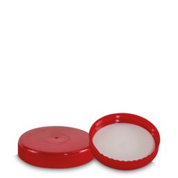 Zeige Details für Schraubverschluss PP rot für Gewinde 80 (RD 80) mit PE-Schaumeinlage Bild von Schraubverschluss PP rot für Gewinde 80 (RD 80) mit PE-Schaumeinlage