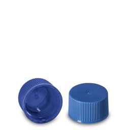 Zeige Details für Schraubkappe aus PP, blau – passend für RD 25 (ND 25 Gewinde) Bild von Schraubkappe aus PP, blau – passend für RD 25 (ND 25 Gewinde)