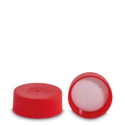 Zeige Details für PP-Schraubverschluss rot für Gewinde 40 (ND/RD) mit PE-Schaumeinlage Bild von PP-Schraubverschluss rot für Gewinde 40 (ND/RD) mit PE-Schaumeinlage