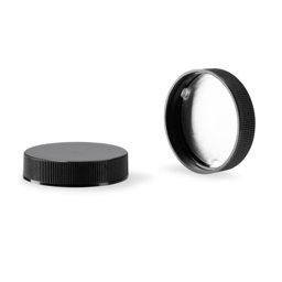 Zeige Details für Schraubverschluss 45/400 aus PP, schwarz, mit FS5-8 Dichtungseinsatz Bild von Schraubverschluss 45/400 aus PP, schwarz, mit FS5-8 Dichtungseinsatz