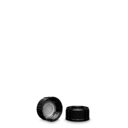 Zeige Details für PP-Schraubverschluss, schwarz, Gewinde GL 28 mit LDPE-Konusdichtung Bild von PP-Schraubverschluss, schwarz, Gewinde GL 28 mit LDPE-Konusdichtung
